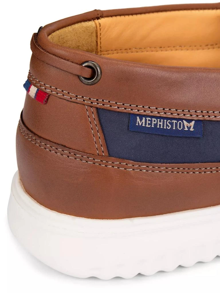 Mephisto Trevis Leather Boat Shoes 6