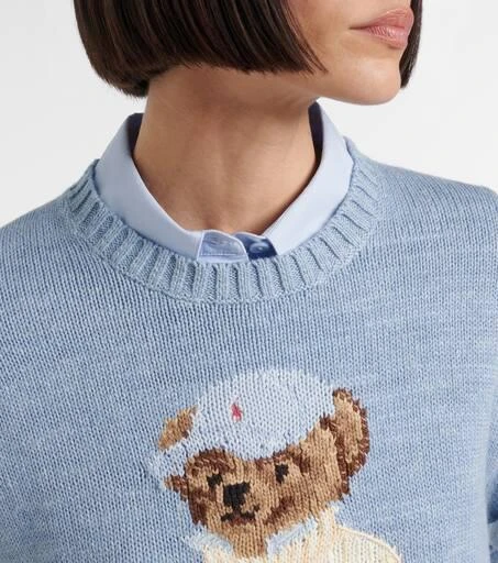 Ralph Lauren Polo Bear intarsia cotton sweater 4