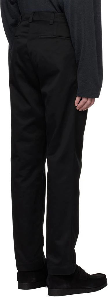 Nanamica Black Straight Chino Trousers 3