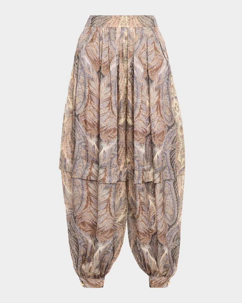Zimmermann Hypnotic Silk Harem Pants 1