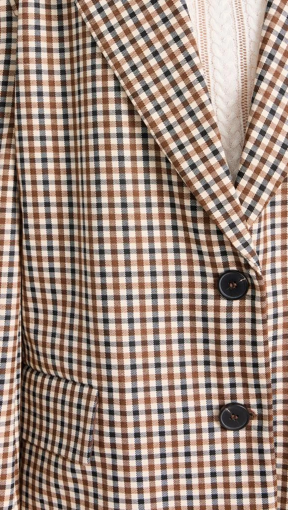 Moon River Plaid Tailored Blazer 6