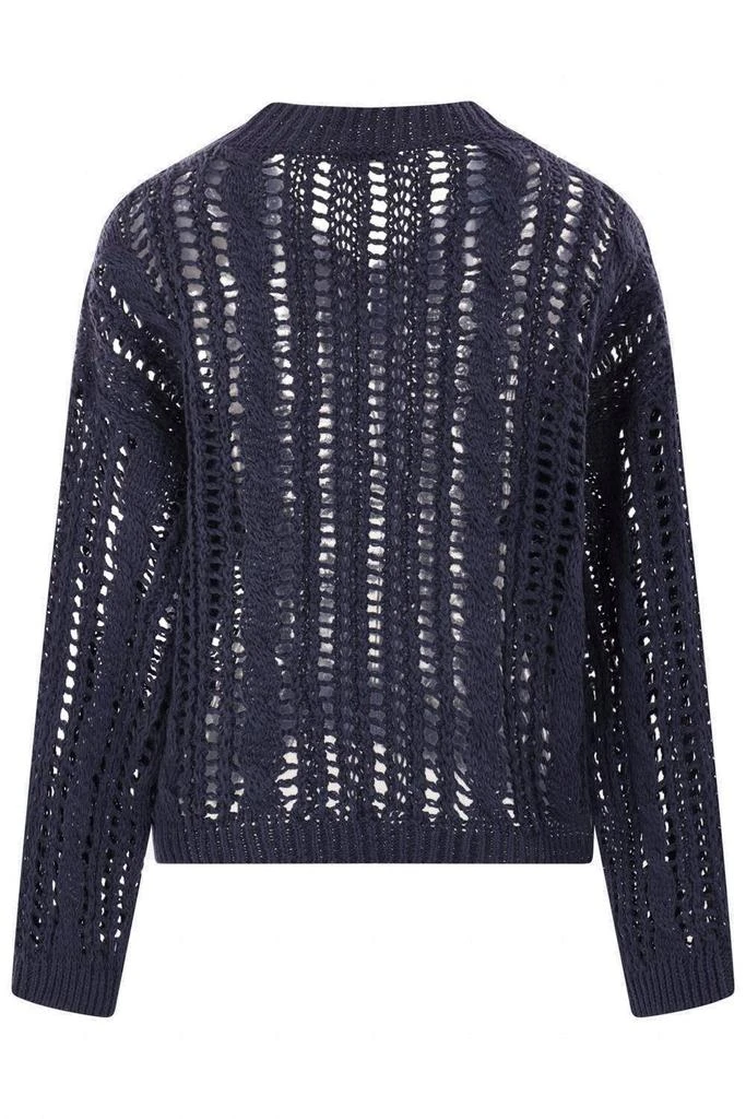 Brunello Cucinelli Brunello Cucinelli Cable-Knit Mesh Jumper 2