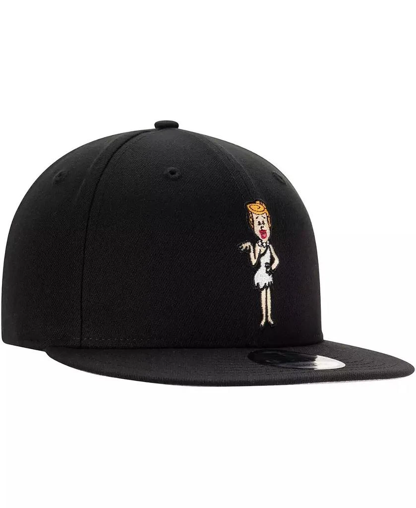 New Era Men's Black The Flintstones Wilma 9FIFTY Snapback Adjustable Hat 3