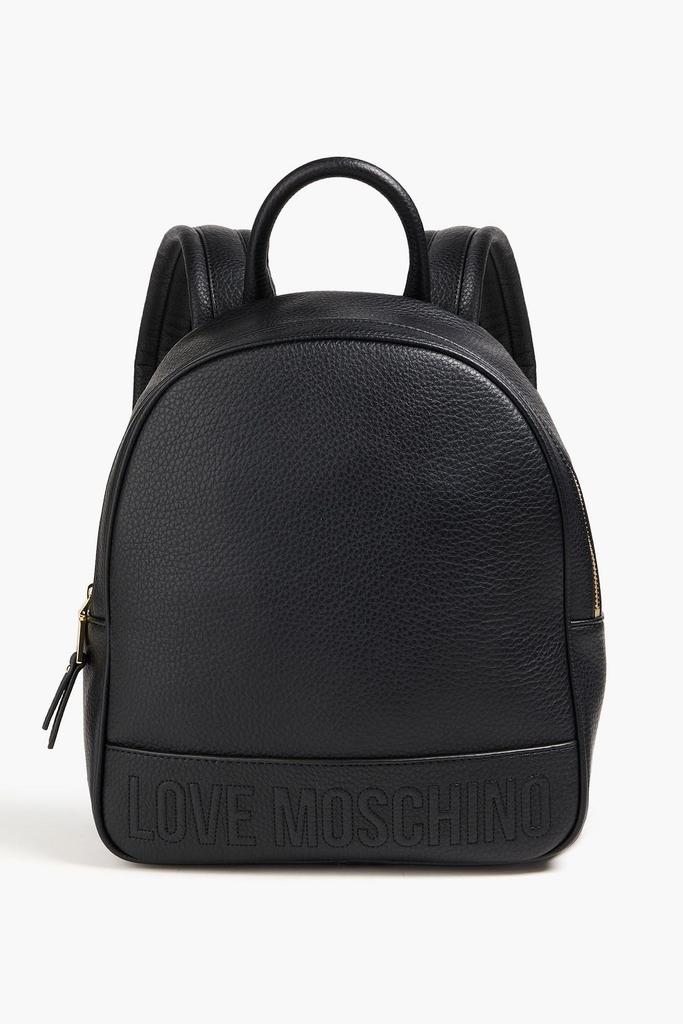 Love Moschino Faux pebbled-leather backpack