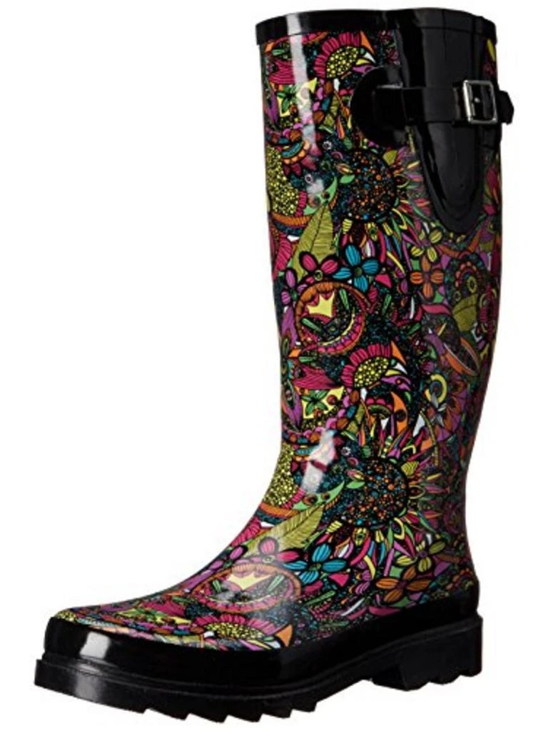 Sakroots Rhythm Womens Printed Knee-High Rain Boots 6