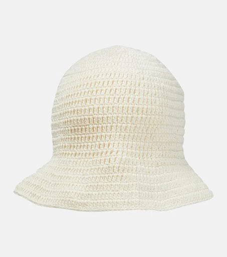 ANNA KOSTUROVA Crochet cotton bucket hat 1
