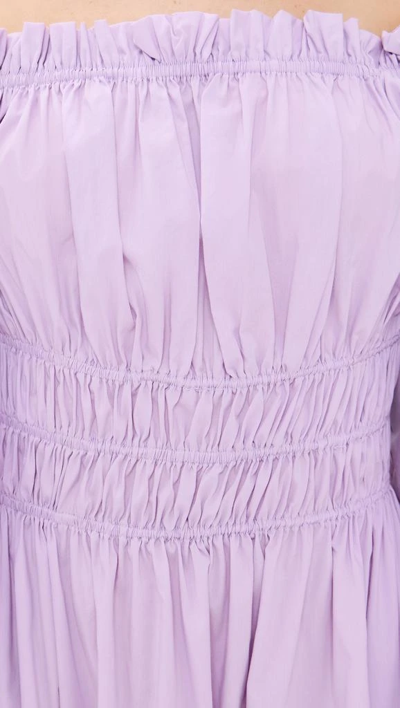 CAROLINE CONSTAS Raquela Off Shoulder Ruffle Maxi Dress 5