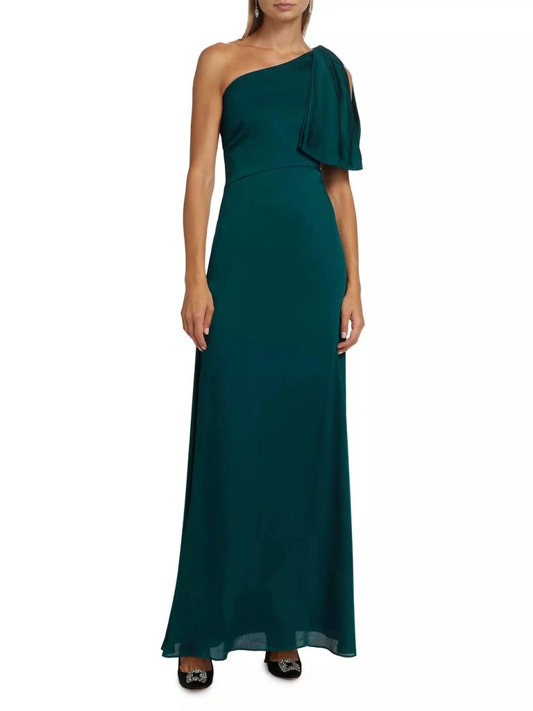 Sachin & Babi Chelsea One-Shoulder Maxi Cocktail Dress 3