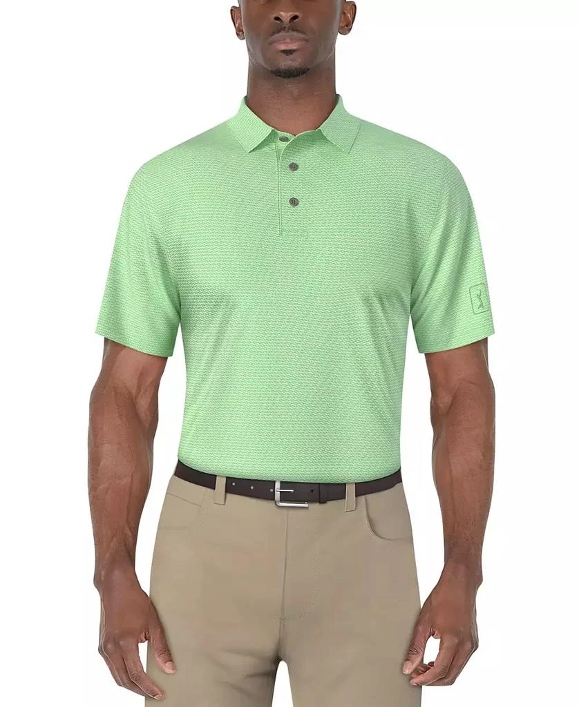 PGA TOUR Men's Micro-Jacquard Polo Shirt 1