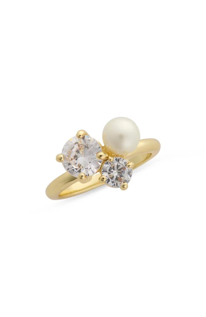 Covet CZ
Faux Pearl Statement Ring