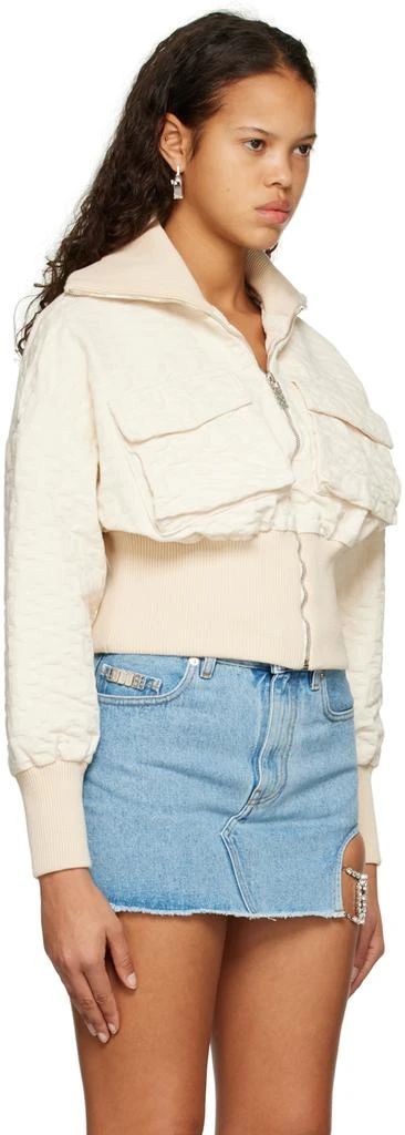 GCDS Off-White Monogram Bomber Jacket 2
