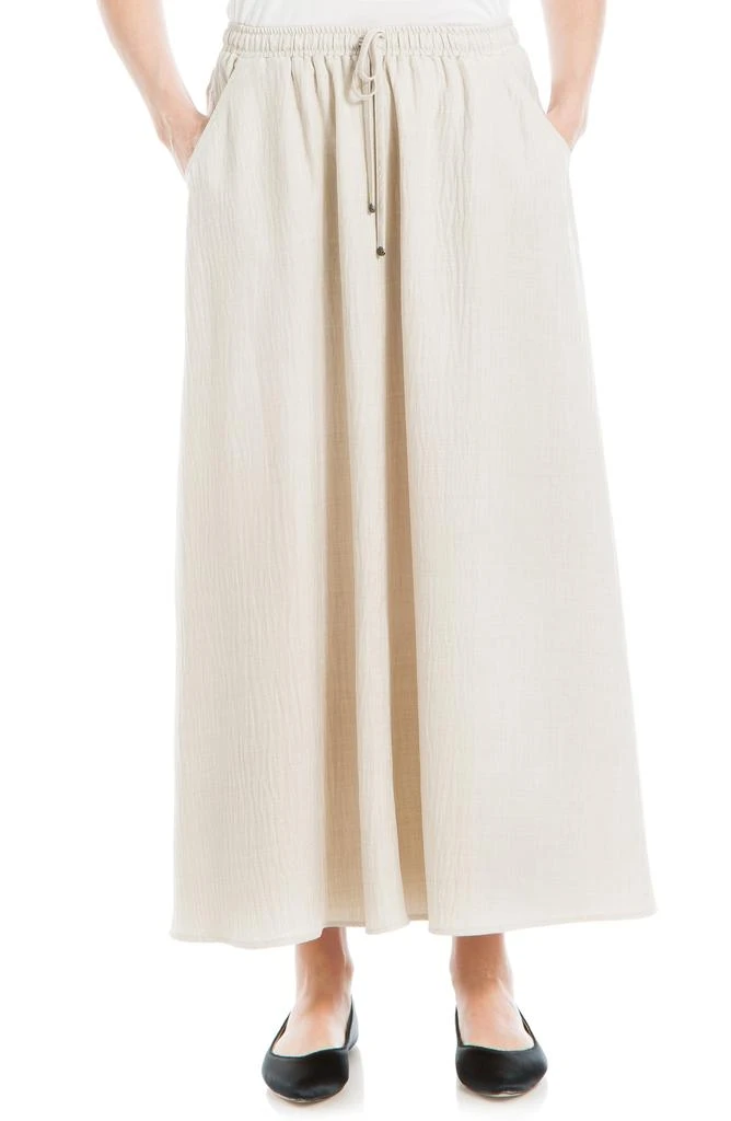 Max Studio Textured Crop Maxi Skirt