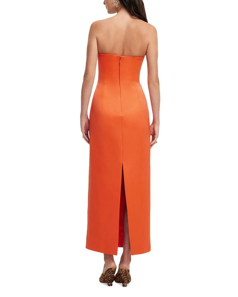 knee length dresses for ladies Ava Appliqué Floral Bustier Maxi Dress