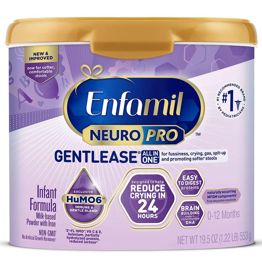 Enfamil Gentlease Baby Formula for Easing Fussiness, Gas, Spit-Up in 24 Hours 1