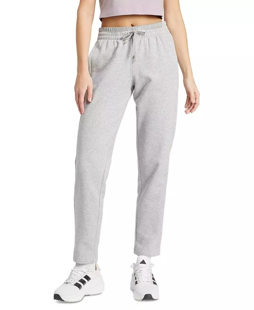 Adidas Women's Feel Cozy Small Logo Fleece Sweatpants 1