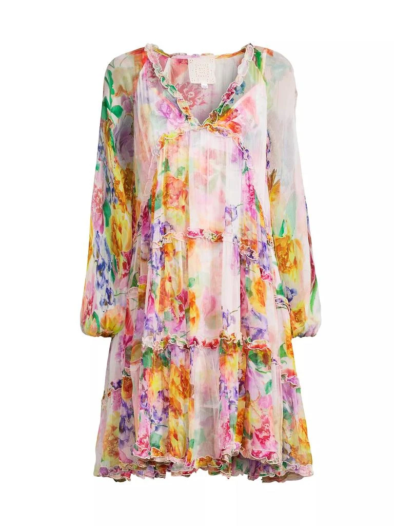 Fionna Floral Silk Minidress  On Sale Now with Up to 51% Off | Discover  Exclusive Deals & Savings at BeyondStyle  Authentic Johnny Was women's  apparel|Women's|silk|floral|modern|v-neck|dresses|sleeveless|women's|shift|mini  with Limited-Time Discounts ...