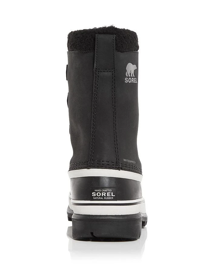 SOREL Men's Caribou Waterproof Nubuck Leather Cold-Weather Boots 8