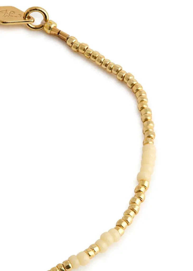 Anni Lu Asym beaded 18kt gold-plated bracelet 3