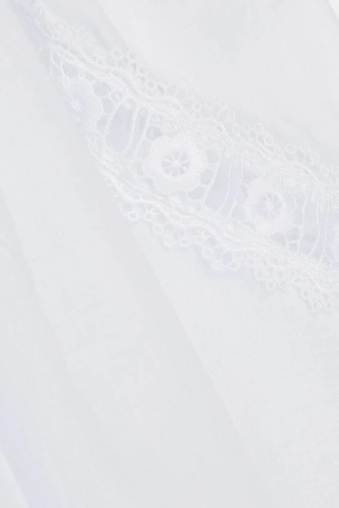 Charo Ruiz Ibiza Marian cotton-blend broderie anglaise shirt 4