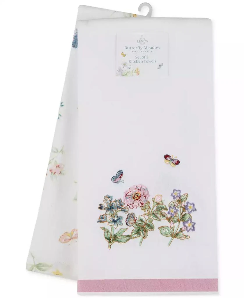 Lenox Butterfly Meadow Printed Kitchen Towel, Set of 2 3