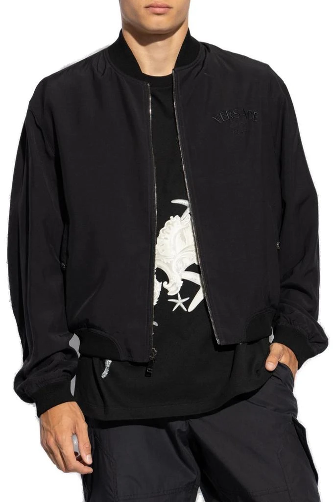 Versace Versace Barocco Sea Reversible Zipped Bomber Jacket 4