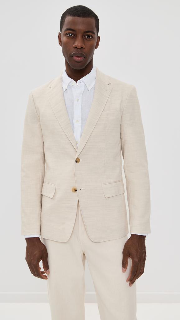 Club Monaco Stretch Linen Suit Jacket