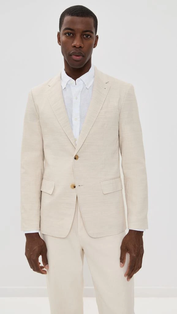 Club Monaco Stretch Linen Suit Jacket 1