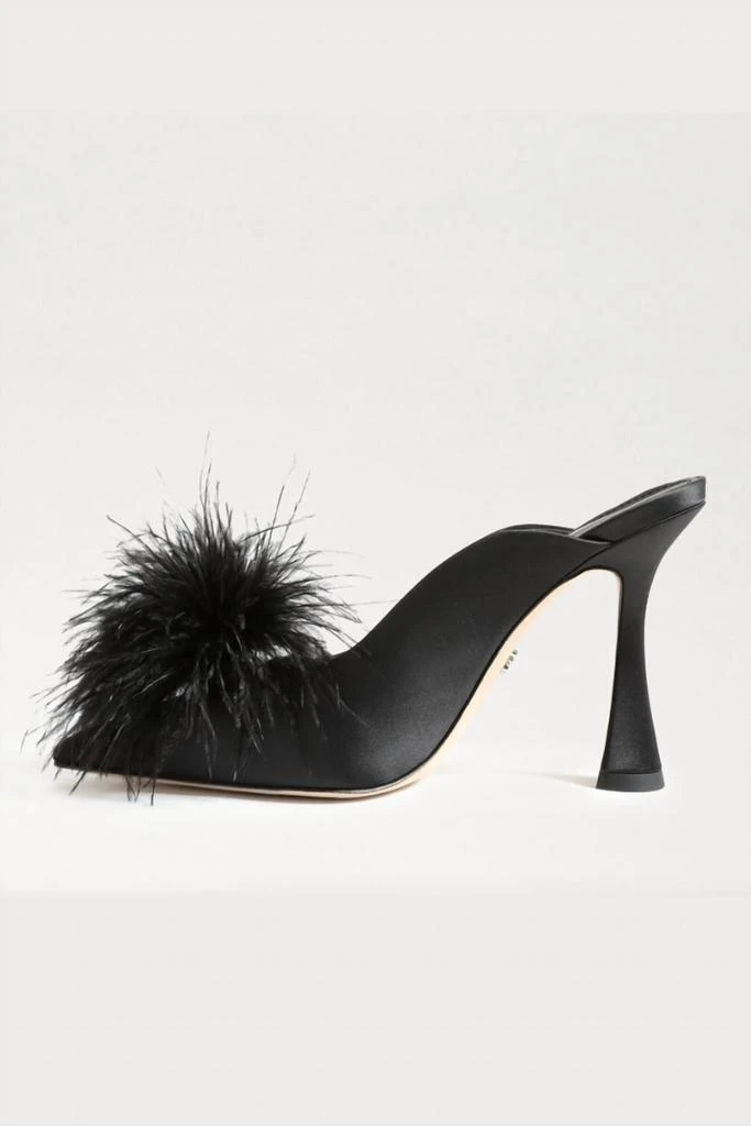Sam Edelman Women's Anthony Mule Pump In Black Satin 3