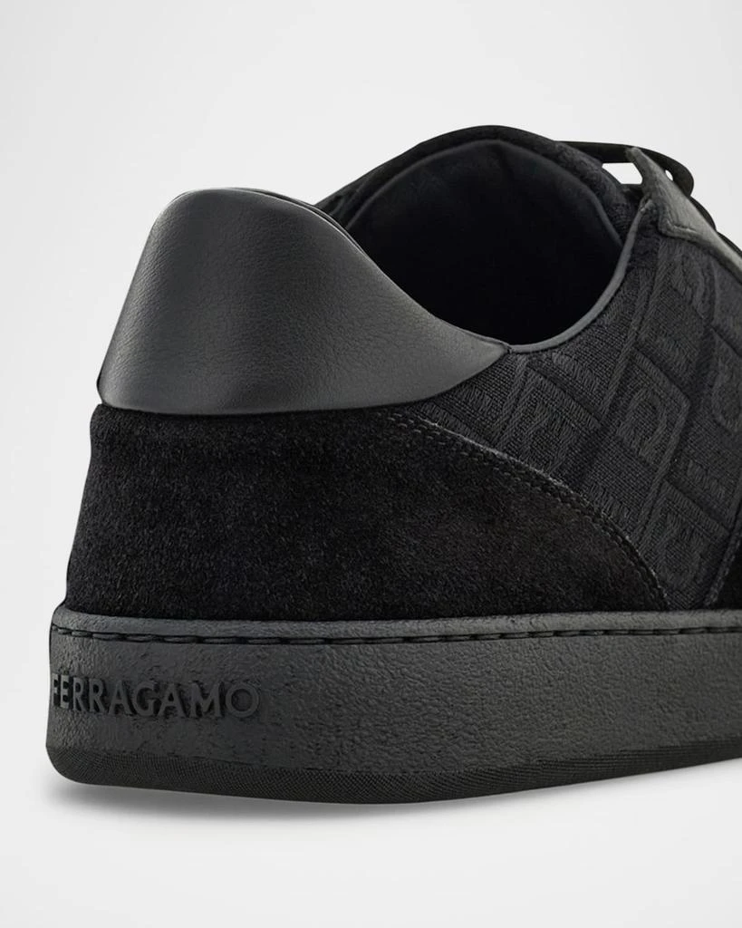 Salvatore Ferragamo Men's Achille Jacquard Sneakers 5
