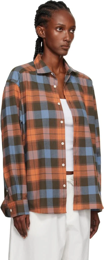 Baserange Orange & Blue Claude Shirt 2
