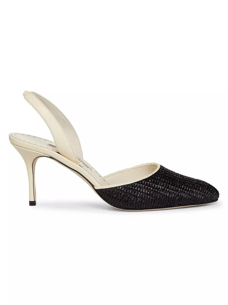 Manolo Blahnik Casam 70MM Leather Pumps 1