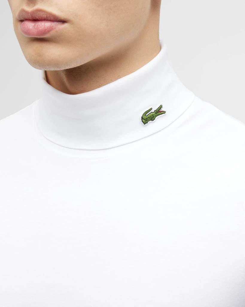 Lacoste Men's Organic Cotton-Stretch Turtleneck T-Shirt 5
