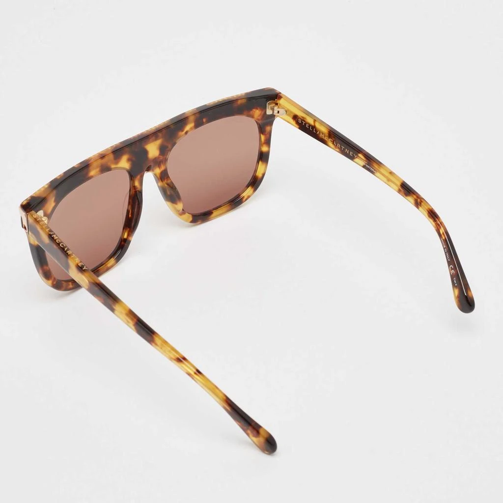 Stella McCartney Stella McCartney Tortoise Brown Falabella Chain Square Sunglasses 2