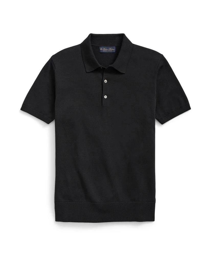 Brooks Brothers Supima® Cotton Short-Sleeve Polo Sweater