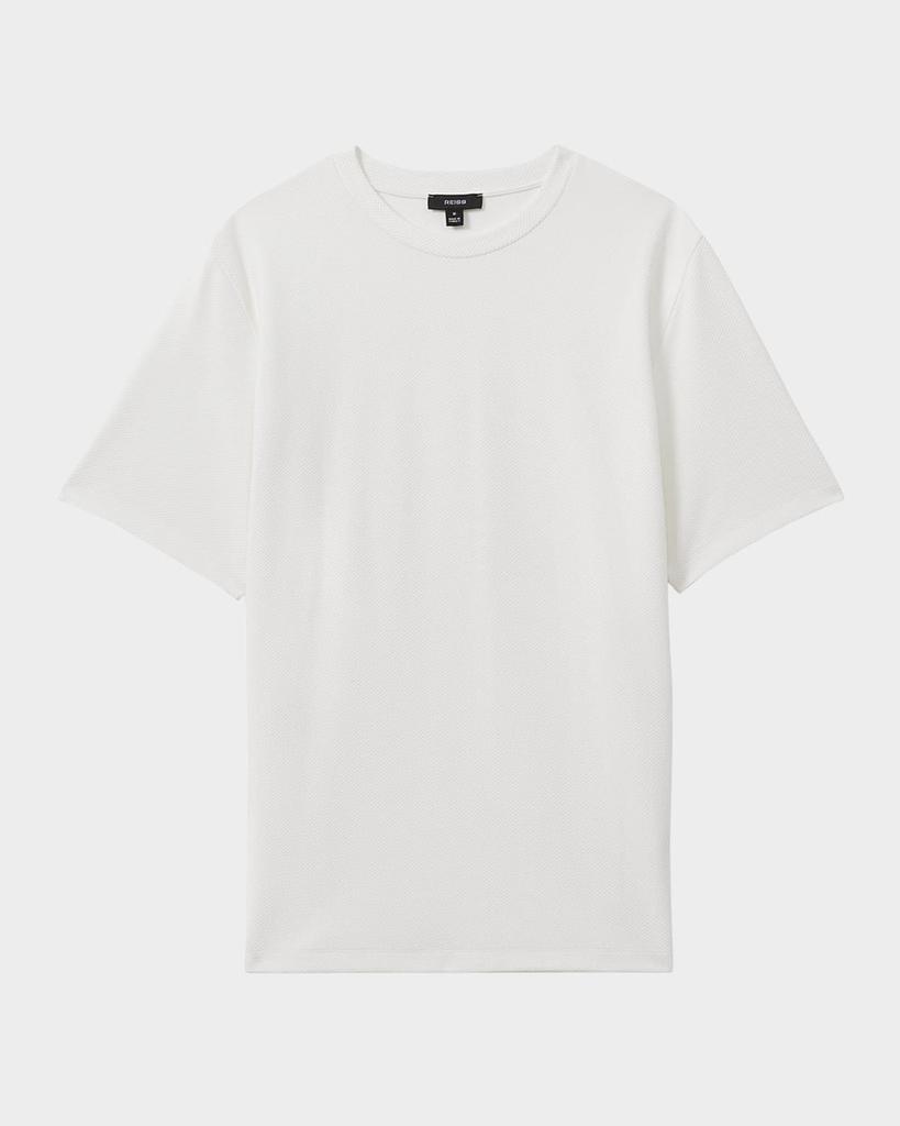 REISS Men's Wick Textured T-Shirt