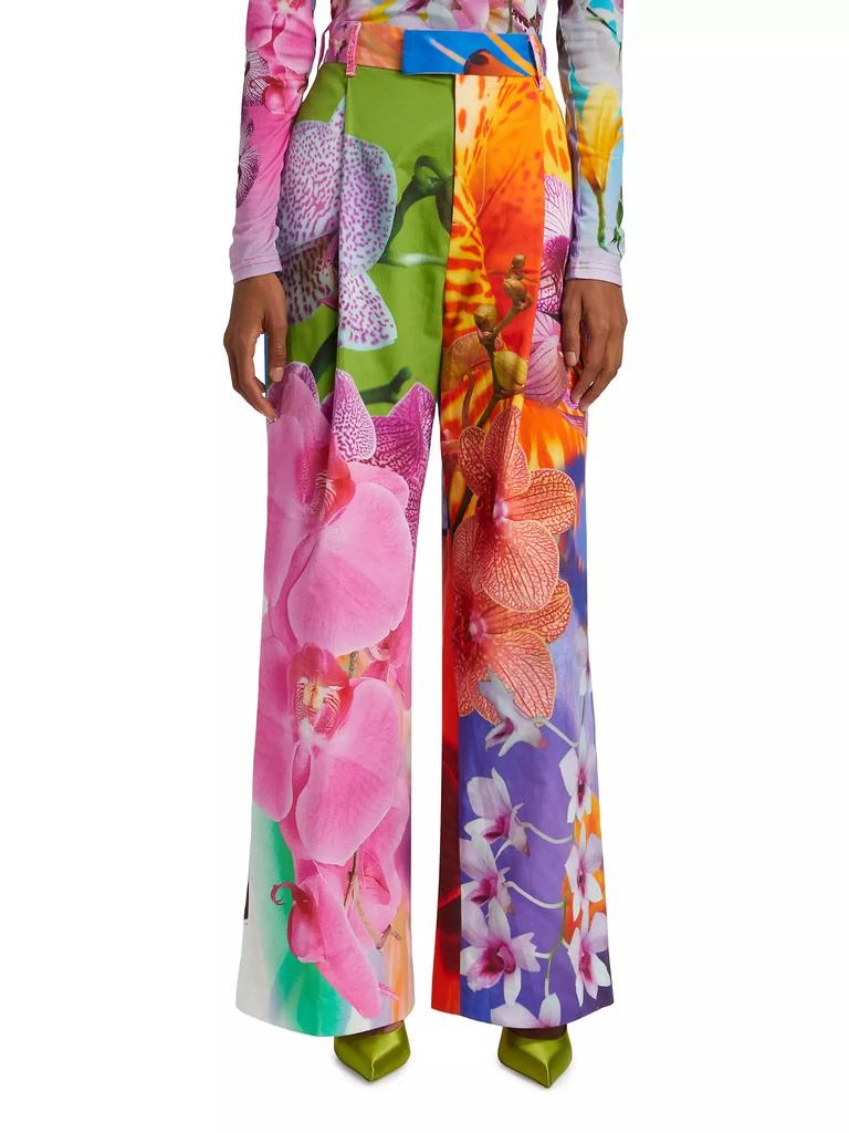 BruceGlen Party Orchid Floral Pants 3