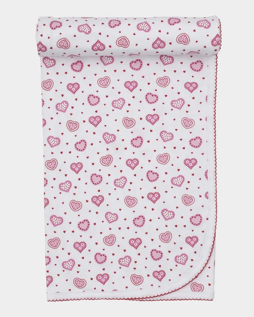 Kissy Kissy Heartfelt Hearts Blanket and Bib Set 2