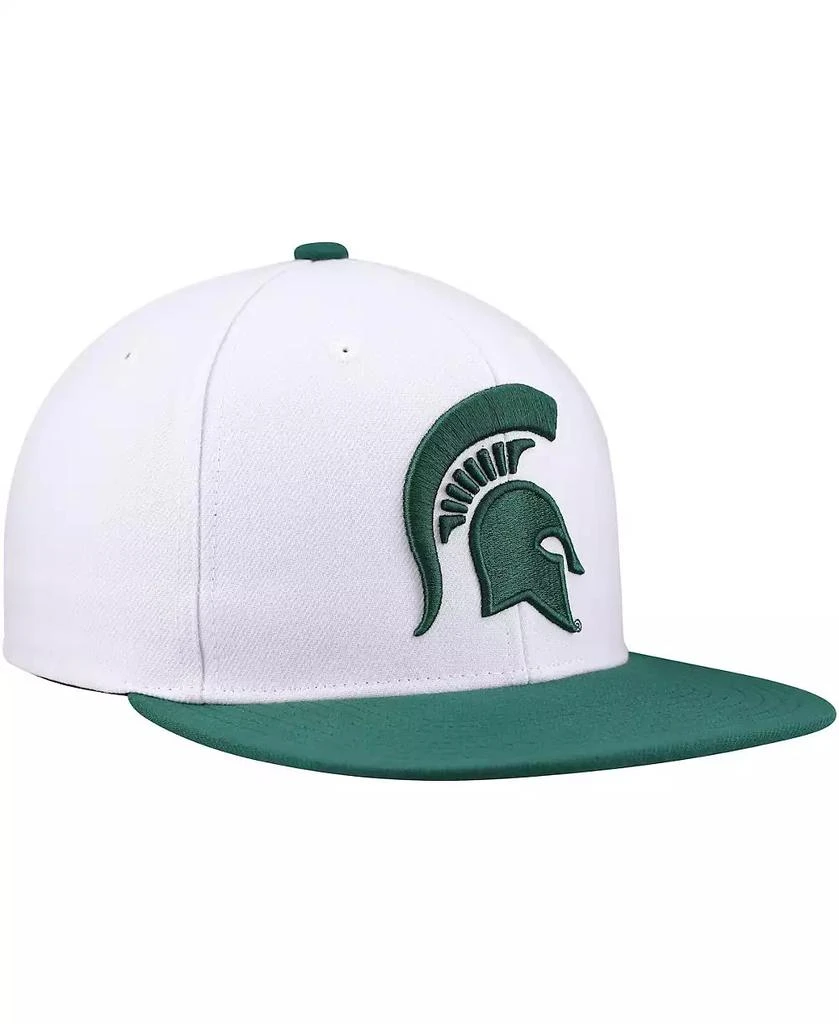 Mitchell & Ness Men's White/Green Michigan State Spartans 2-Tone 2.0 Snapback Hat 4