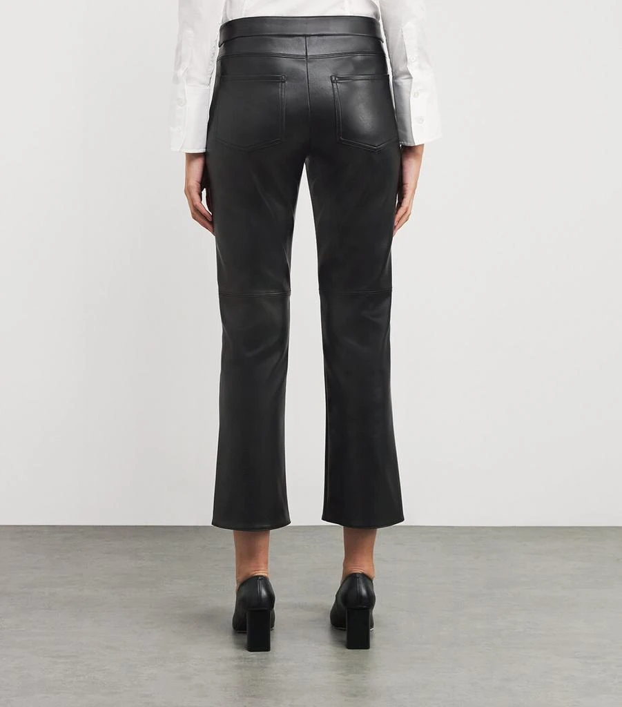 Max Mara Coated Fabric Flared Trousers 4