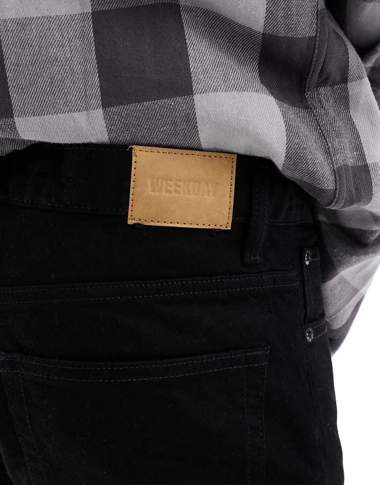 Weekday Weekday Friday low waist skinny jeans in black 2
