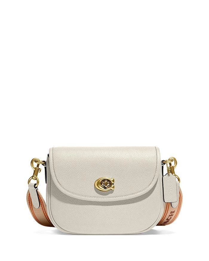 Coach Willow Large Leather Saddle Crossbody 1