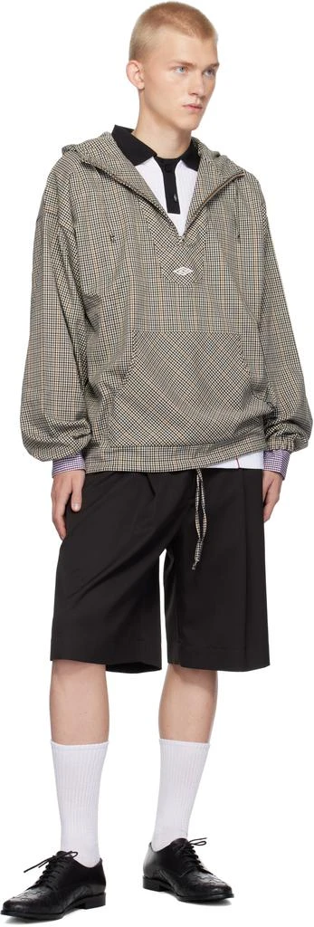 Umbro Beige & Black Slam Jam Edition Masked Club Check Jacket 5