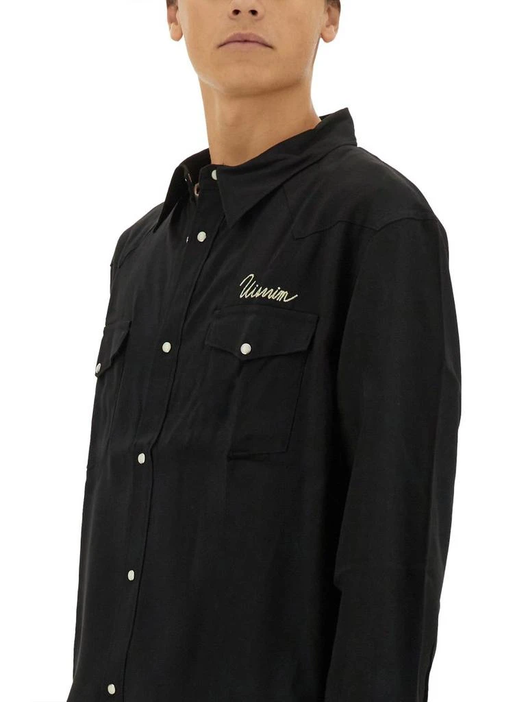 VisVim Visvim Logo Embroidered Casual Shirt 4
