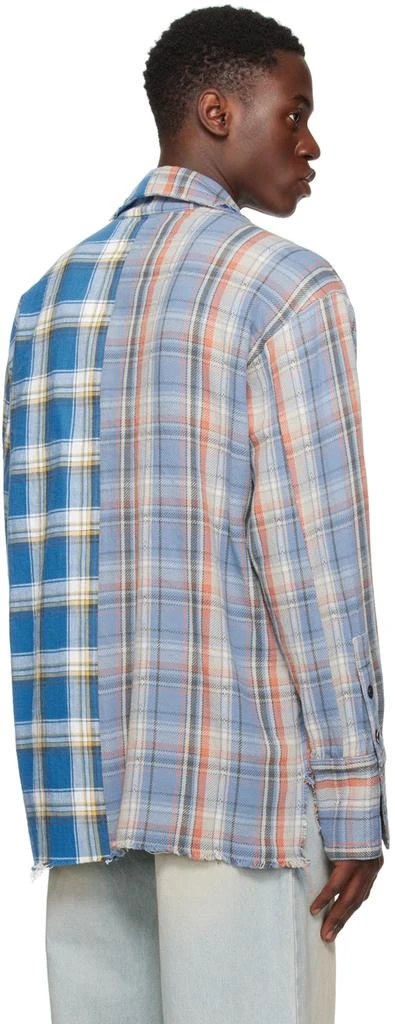 Greg Lauren Blue Boxy Shirt 3