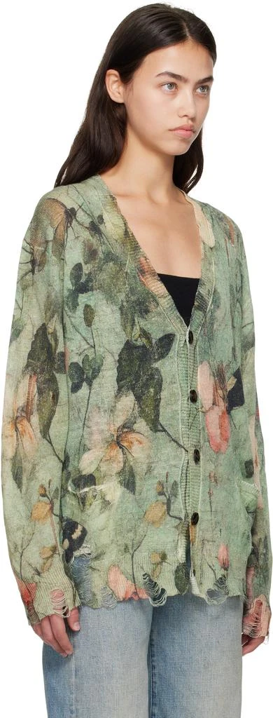 R13 Green Boyfriend Cardigan 2