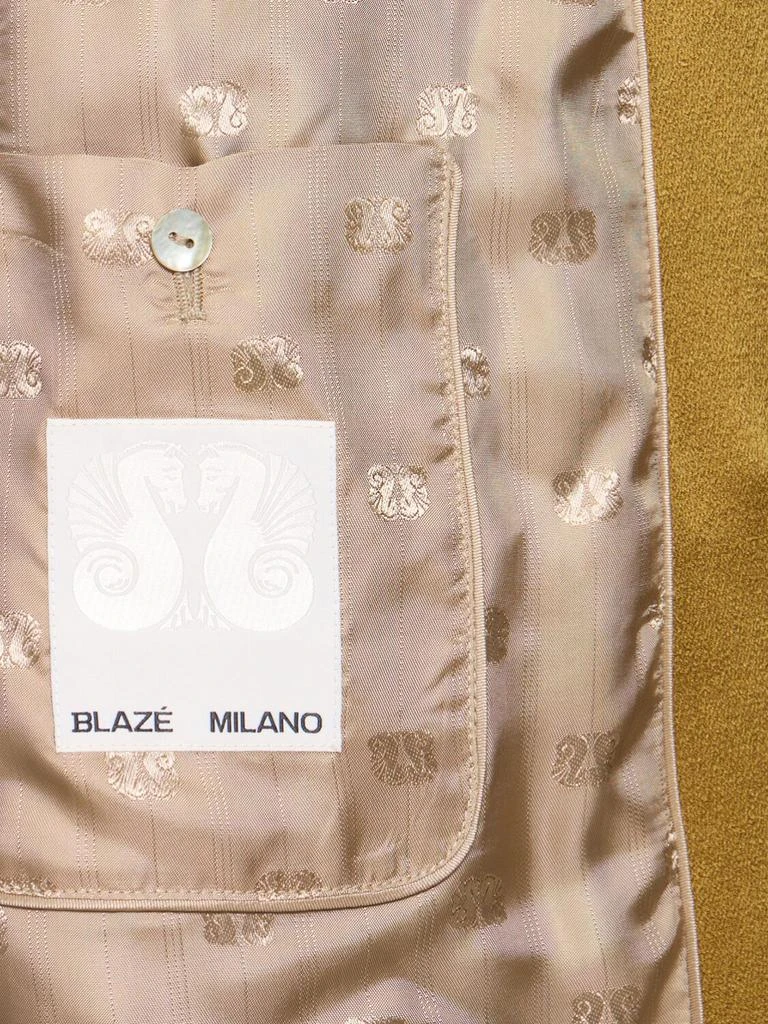 BLAZÉ MILANO Novalis Double Breast Satin Blazer 5