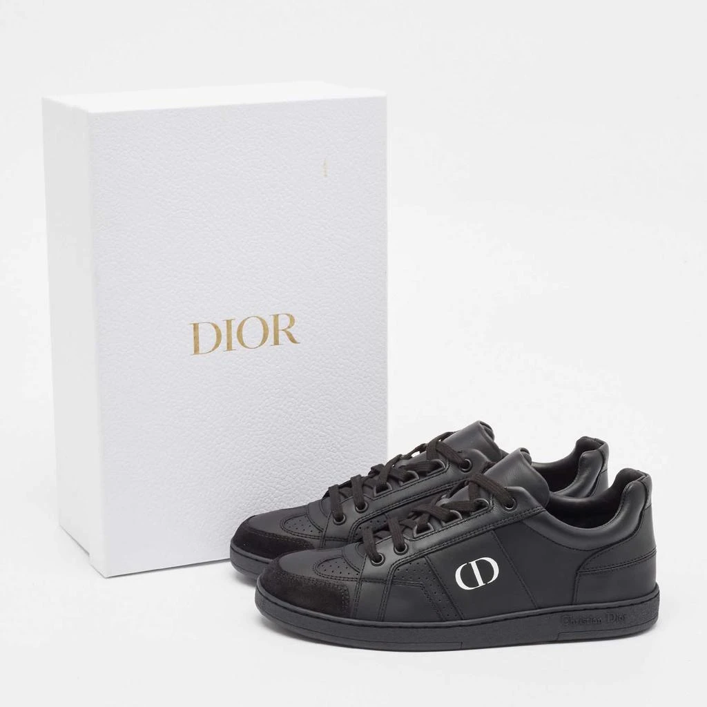 Dior Dior Black Leather and Suede Low Top Sneakers Size 36 9