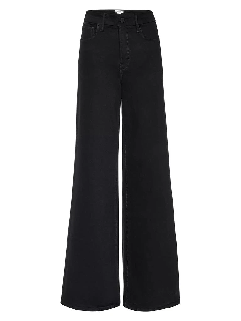 Good American Soft Tech Good Waist Palazzo Jeans 1