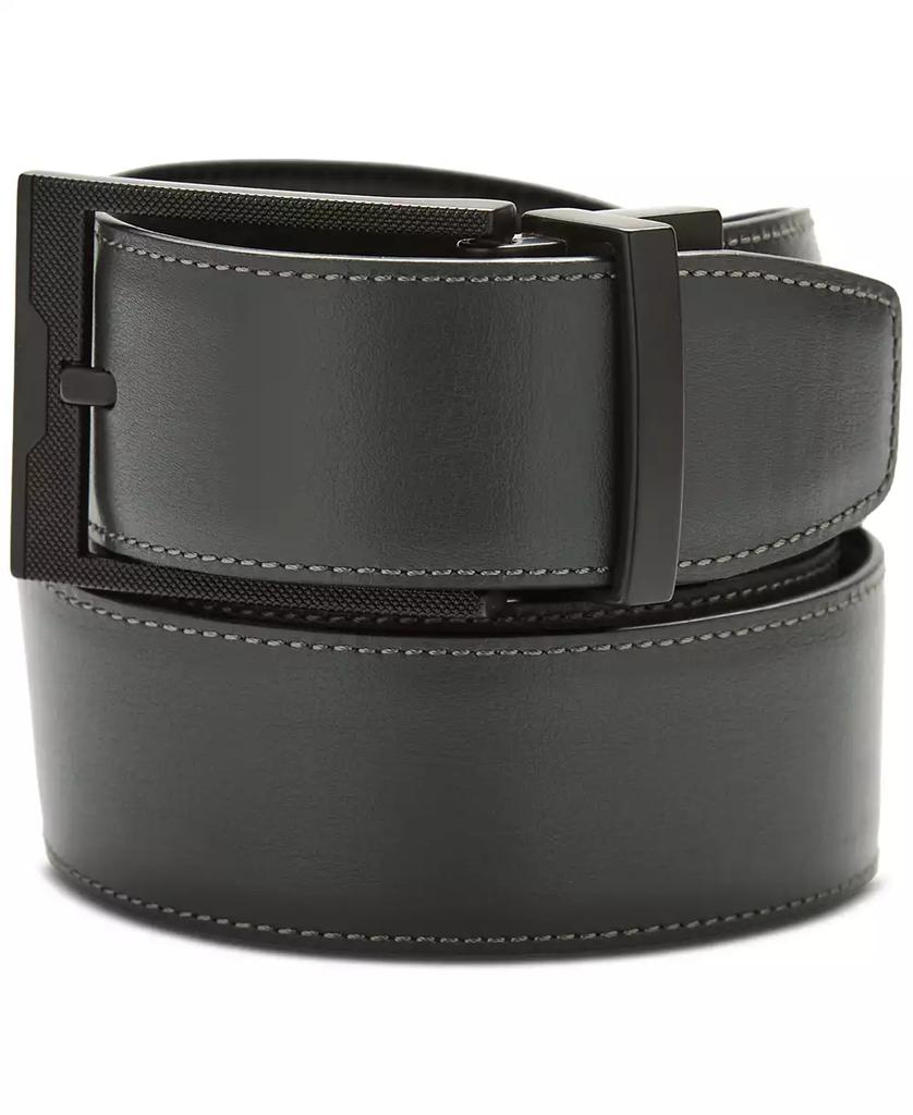 Perry Ellis Men's Black Stanely Belt