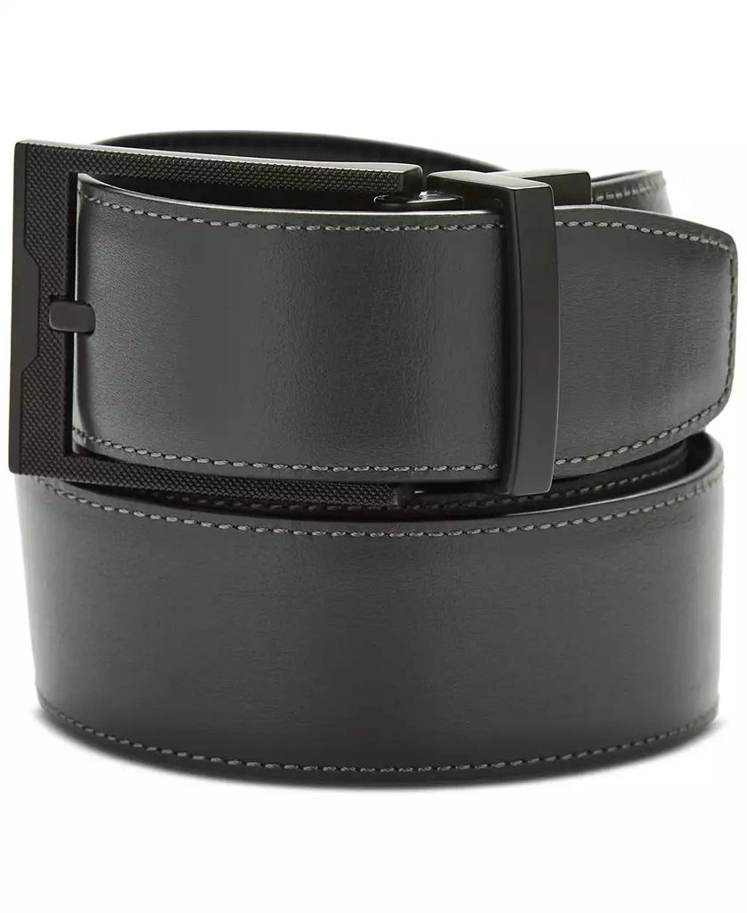 Perry Ellis Men's Black Stanely Belt 2